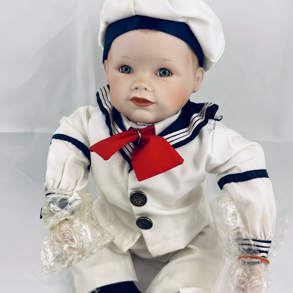 Sailor Doll with Red and White Outfit
